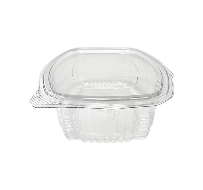 Posuda s ravnim poklopcem rPET 750 ml prozirna [100 kom/pak]