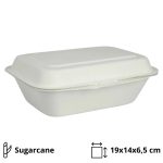 Embalaža BIO 19х14х6,5 cm, sladkorni trs [50 kom/pak]