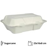 Embalaža BIO 23х16х8 cm, sladkorni trs [50 kom/pak]