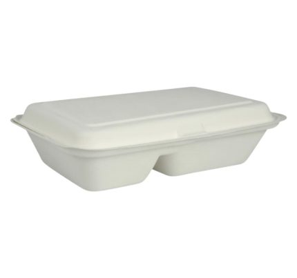 Embalaža BIO 23х16х8 cm 2-delna sladkorni trs [50 kom/pak]