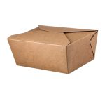 Papirnata posuda 2000 ml 195х140х63 mm kraft [50 kom/pak]
