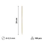 Štapići za ražnjić 24 cm 100 kom/pak