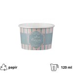 Papirnata skodelica120 ml (4oz) ICE CREAM design d=7,7cm, h=4,8cm [50 kom/pak]