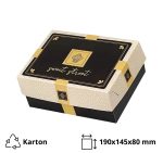 Kutija s poklopcem za desert 19×14.5×8 cm Sweet Street [11 kom/pak]