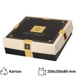Kutija s poklopcem za desert 25x25x8 cm Sweet Street [3 kom/pak]