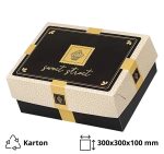 Kutija s poklopcem za desert 30x30x10 cm Sweet Street [14 kom/pak]