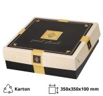 Kutija s poklopcem za desert 35x35x10 cm Sweet Street [11 kom/pak]