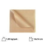 Vrećica za hamburgere 140×140 mm kraft 1000 kom/pak
