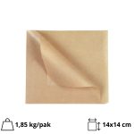 Vrećica za hamburgere 140x140 mm kraft 1000 kom/pak