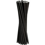 Slamke papirnate l=250 mm d=8 mm crne 100 kom/pak
