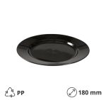 Tanjur PP d=180 mm crni [60 kom/pak]