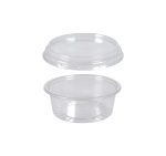 Posuda za umake za poklopcem PET 80 ml, 100 kom (komplet)