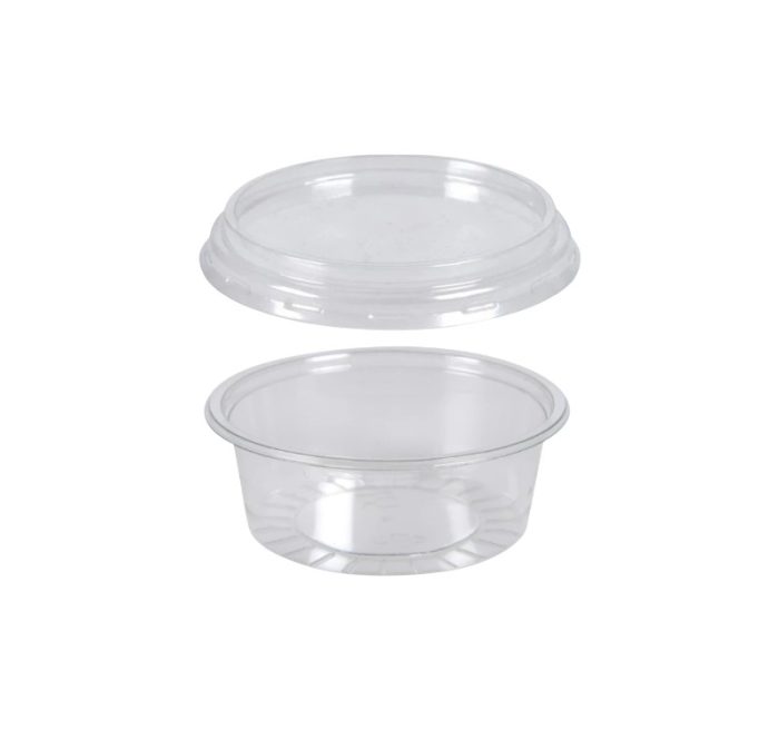 Posuda za umake za poklopcem PET 80 ml, 100 kom (komplet)