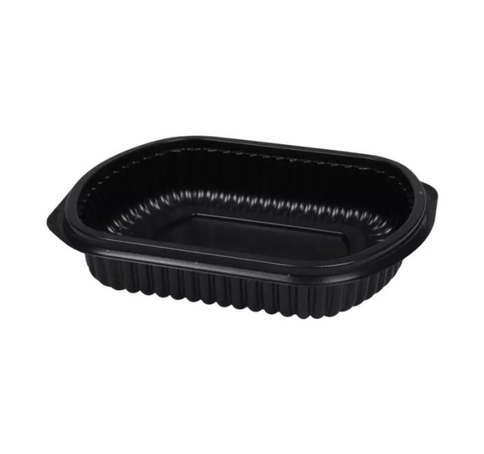 Posuda PP 210x180x40 mm ,720 ml crna [150 kom/pak]