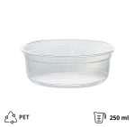 Posuda PET 250ml DELI d=117mm, h=45mm prozorna, bez poklopca [50 kom/pak]