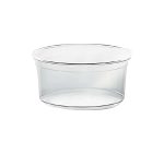 Posuda PET 350ml DELI d=117mm, h=55mm prozorna, bez poklopca [50 kom/pak]