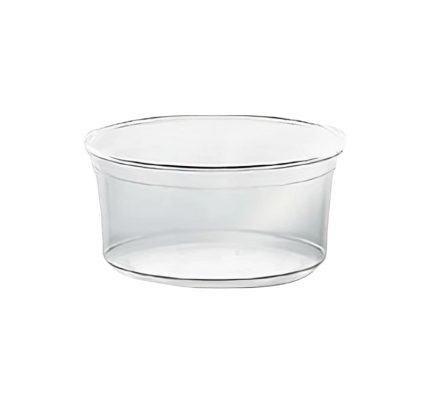 Posuda PET 350ml DELI d=117mm, h=55mm prozorna, bez poklopca [50 kom/pak]