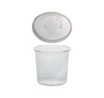Posuda PET 500ml DELI d=117mm, h=75mm prozorna, sa poklopcem, 50 kom (komplet)