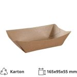 Papirnata plitica 232x136x54 mm (gornje dimenzije) 250 kos