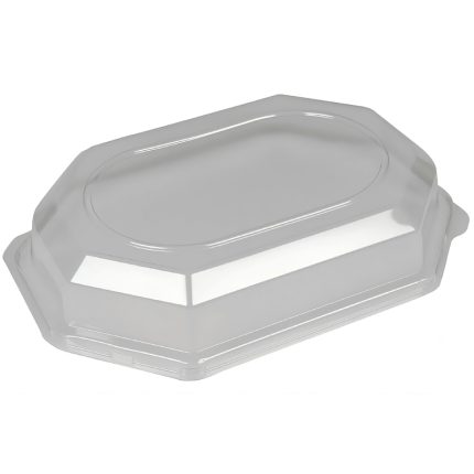 Poslužavnik sa poklopcem rPET 25х35 cm crni 10 kom (komplet)