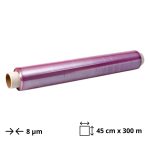 Folija prehrambena PVC 45 cm x300 m 8 μm Cut Box