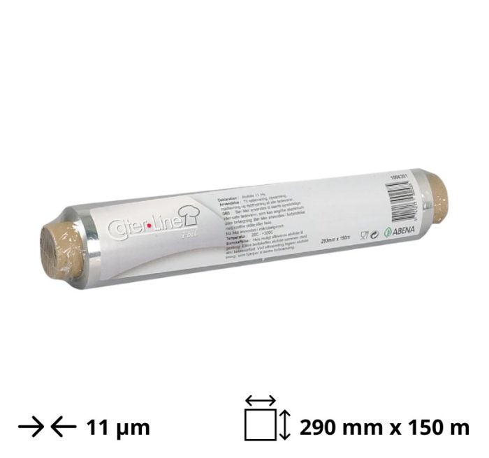 Folija ALU 290 mm x 150 m, 11 μm