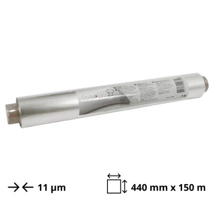 Folija ALU 440 mm x 150 m, 11 μm