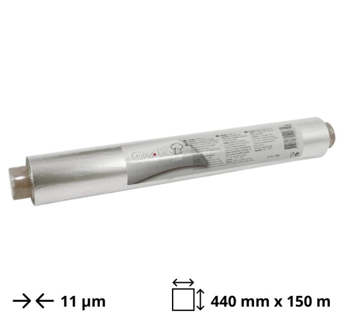 Folija ALU 440 mm x 150 m, 11 μm