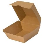 Kutija za hamburger 102x105x80 mm kraft 50 kom
