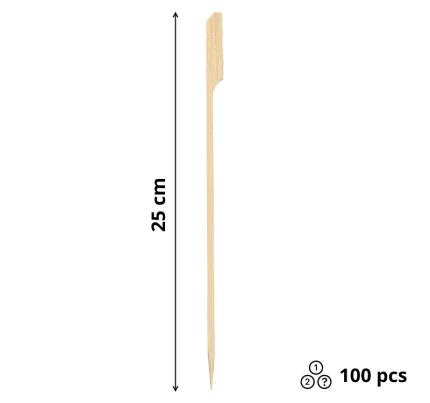 Pikalica od bambusa 25cm Golf100 kom