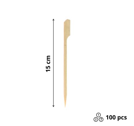Pikalica od bambusa 15cm Golf 100 kom