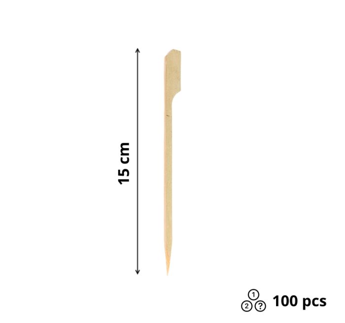 Pikalica od bambusa 15cm Golf 100 kom