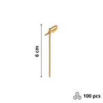 Pikalica od bambusa 6cm Čvor 100 kom