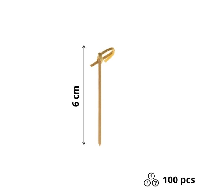 Pikalica od bambusa 6cm Čvor 100 kom