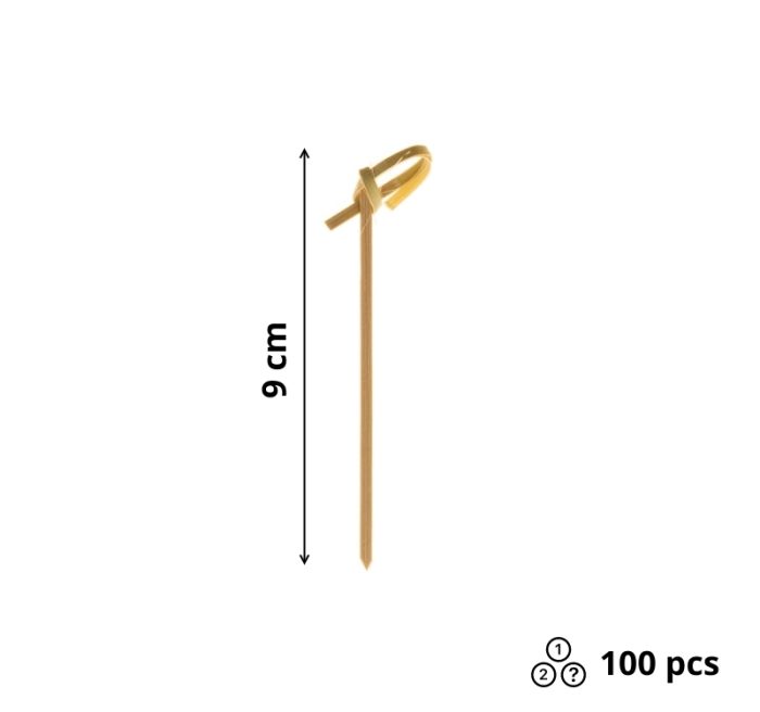 Pikalica od bambusa 9cm Čvor 100 kom