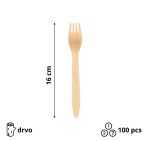Vilica drevena 16 сm 100 kom