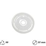 Poklopac PP za papirnatu posudu 440 ml d=97 mm 25 kom