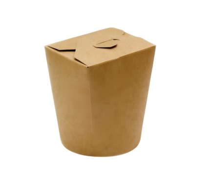 Papirnata posuda WOK 750 ml kraft/kraft 50 kom