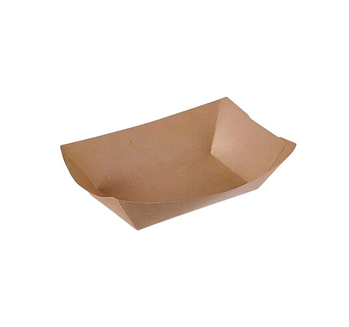 Papirnata plitica 191х122х53 mm (gornje dimenzije) kraft 125 kos