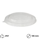 Poklopac rPET za posudu 1000 (1100)  ml d=185 mm 50 kom