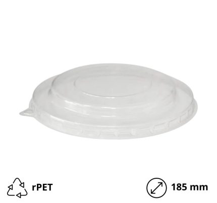Poklopac rPET za posudu 1000 (1100)  ml d=185 mm 50 kom