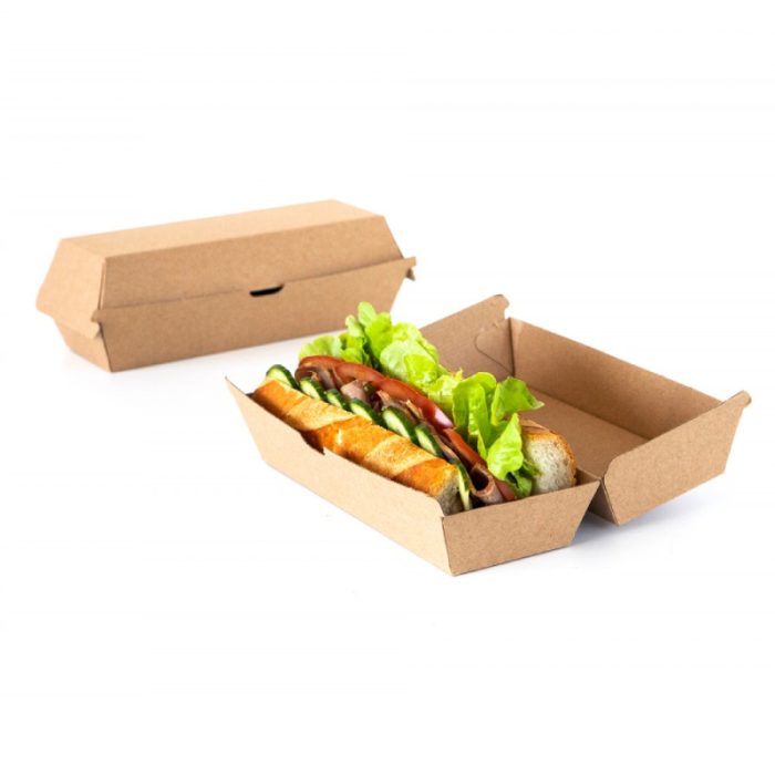 Kutija Fast Food BIO kraft 205x100x80 mm 100 kom