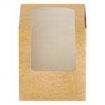 Posuda za wrap/tortilje s folijom 90x50x130 mm kraft 50 kom