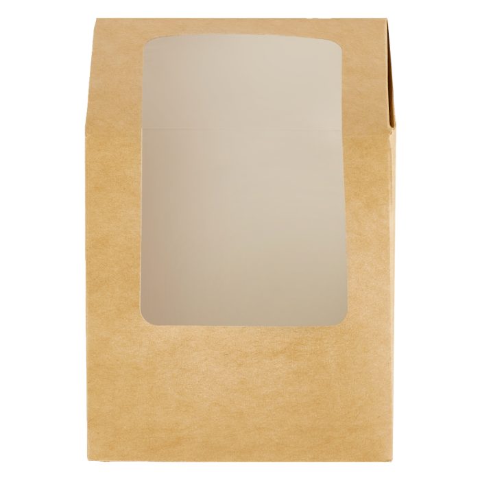 Posuda za wrap/tortilje s folijom 90x50x130 mm kraft 50 kom