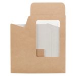 Posuda za wrap/tortilje s folijom 90x50x130 mm kraft 50 kom
