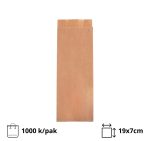 Papirnata vrećica 19х7сm kraft 1000/pak