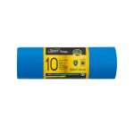 Vrečka za smeti HDPE 110 l 80×110 cm plava 10 kom/rol