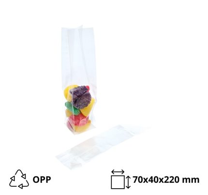Celofanske vrećice OPP 70x40x220 mm 100 kom/pak