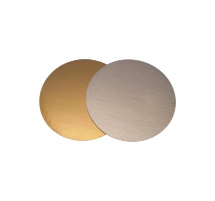 Podmetač krug za torte karton d=240 mm zlatni [10 kom/pak]