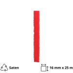 Satenska traka 16 mm x 25 m crvena